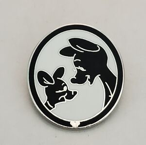 Disney Pin Trading Kanga & Roo Silhouette Winnie The Pooh Hidden Mickey Pin
